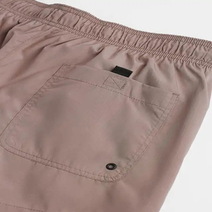 Pantalones Cortos Deportivos para Hombre, de Color Sólido, Tejido Elástico, con Estampado por Transferencia de Calor, de Secado Rápido, Cintura Media, Cierre con Cordón y Bolsillos con Cremallera, para Uso Casual - Product Image 2