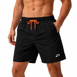 Shorts de course athlétiques pour hommes imprimés sur mesure, séchage rapide, en polyester, pour la gym et l'entraînement, avec cordon de serrage à la taille, respirants, production OEM - Product Image 1