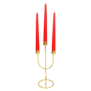 Ensemble de 2 bougeoirs coniques en aluminium coulé noir mat, design standard, support à bougies géométrique en métal pour la décoration de la maison - Product Image 6