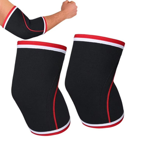 Manchons de compression personnalisés pour le powerlifting et les levées de poids lourds avec tissu extensible, service OEM, commande en gros, approvisionnement - Product Image 3