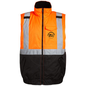 Chaleco Reflectante de Seguridad de Alta Visibilidad, Nuevo Estilo, Último Diseño, Hecho de Poliéster, ANSI Clase 1, Impermeable, con LED Intermitente y Logotipo Personalizado - Product Image 1