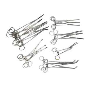 คลิปหนีบหลอดเลือดแดงแบบไม่ต้องผ่าตัด 20 ชิ้น อุปกรณ์ผ่าตัดหัวใจและหลอดเลือด สำหรับการผ่าตัดหัวใจและหลอดเลือดในสัตว์ ใช้วัสดุโลหะ - Product Image 3