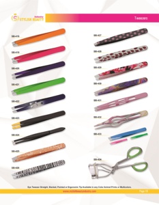 Pince à sourcils légère facile à utiliser réduit la fatigue des mains pendant les séances de toilettage plus longues pince à épiler inoxydable de haute qualité - Product Image 6