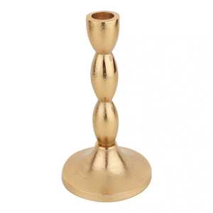 Ascend <b>Black</b> And Golden <b>Candlestick</b> Holder with Gold Base for Home Decoration - Product Image 1