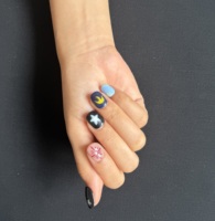 Ongles 100% faits à la main, livraison rapide, commande en gros, prêts à être expédiés, sur commande, ODM, ongles à coller, fabrication soignée, détails peints à la main