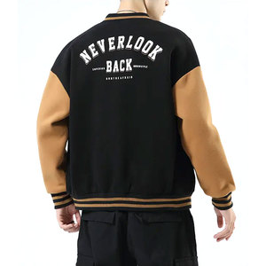 Veste universitaire classique pour homme à manches longues, 100 % laine, avec impression personnalisée, patchs en chenille et logo, style baseball - Product Image 6