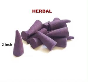 Cônes d'encens naturels à base de plantes Fourniture en gros de cônes d'encens de meilleure marque (violet) - Product Image 1
