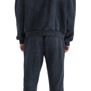 Survêtements à capuche respirants pour hommes en gros, logo personnalisé, motif uni, prix raisonnable, collection hiver 2026 - Product Image 6