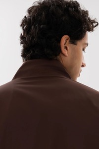 High Quality Luxury Blank Custom Logo <b>Men's</b> Bomber <b>Jacket</b> Reversible Hot Sale Fashion Reversible Full Zipper Coated <b>Jacket</b> - Product Image 4