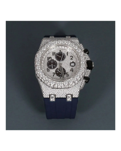 Montre automatique pour homme en acier inoxydable mécanique octogonale avec logo personnalisé, luxe, mode, antique, diamant Moissanite VVS - Product Image 2