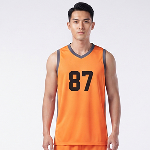 Camiseta de Baloncesto Profesional para Hombre, Transpirable, Personalizada, Sublimada, sin Mangas, con Cuello en V - Product Image 6