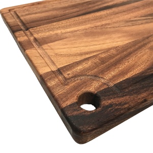 Tabla de Cortar Rectangular de Madera de Acacia Walnu 2023, 1.5 cm de Grosor, Apta para Lavavajillas, Ecológica, para Pan y Charcutería - Product Image 4