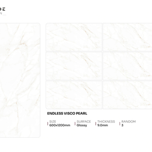 Premium High End Glossy Porcelain Tiles Size 600X1200 Large Size Floor Wall Tiles For Residential Use - Product Image 1