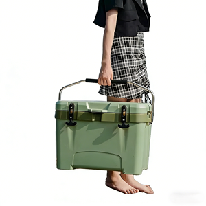 <b>Cooler</b> <b>Box</b> for Camping Car Mounted Absorption <b>Ice</b> Cube Bucket Insulated Modern Design Portable Outdoor - Product Image 3