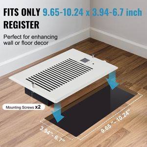 Ventilatore di Ricircolo Moderno con Telecomando, Termostato e Velocità Regolabile, Silenzioso, per Fori da 6 x 10 Pollici - Product Image 6