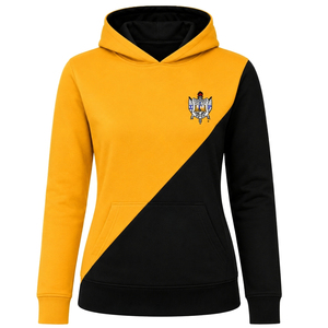 Sudadera con Capucha Personalizada para Mujer, Diseño de 2 Paneles Cruzados, Sin Cordón, Felpa Premium, Estilo Casual, Venta al Por Mayor - Product Image 1