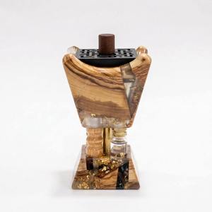 Hand-Made Wood Resin Incense Burner Sandalwood Aromatic Diffuser All-Season <b>Home</b> Office <b>Decor</b> Ramadan Eid <b>Decor</b> <b>Unique</b> Style - Product Image 3