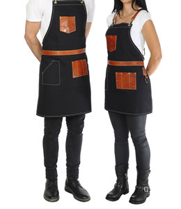 Funda de lona para delantal con cremallera y diseño de tirantes cruzados ajustables para chef, barbero, carpintero - Almacenamiento duradero e impermeable LCA-0001 - Product Image 3