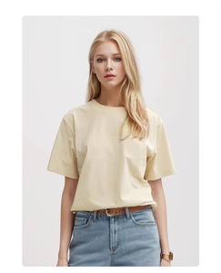 เสื้อยืดผู้ชายแบบใหม่ ขายส่ง ผ้าถัก ทรงโอเวอร์ไซส์ ผ้าฝ้าย 100% แขนสั้น ระบายอากาศได้ดี เหมาะสำหรับใส่ลำลอง ออกกำลังกาย วิ่ง ฟิตเนส และฝึกซ้อม - Product Image 5
