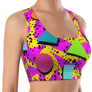 Women's Top Selling Sports <b>Bra</b> Custom Wholesale Medium Support Seamless with Front Logo Breathable Feature <b>Low</b> MOQ - Product Image 4