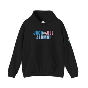 Sweat à capuche noir graphique Alumni en molleton doux, pull à manches longues, vêtement décontracté pour l'hiver - Product Image 2