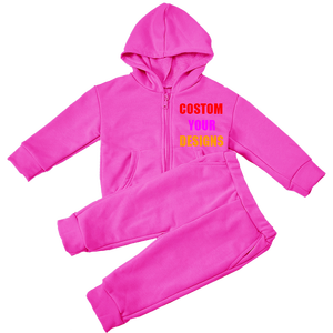 Conjunto de Sudadera Reversible de Felpa con Mezcla de Poliéster/Algodón Orgánico de Diseño para Niños, Sudadera con Capucha Ecológica, Logotipo Personalizado de Alta Calidad - Product Image 5