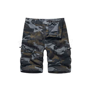 Shorts cargo personnalisés en coton pour homme, shorts cargo d'été pour garçons, shorts décontractés à poches, streetwear, grande taille, shorts longs pour homme - Product Image 1