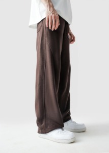 Pantalons pour hommes sur mesure en gros, design de logo personnalisé, pantalons de survêtement larges et amples, service OEM disponible - Product Image 4