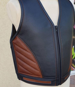 Chaleco Deportivo de Cuero para Hombre, Diseño Personalizado Premium, Transpirable, Impermeable, Cortavientos, Talla Grande, Secado Rápido, para Motociclismo - Product Image 6