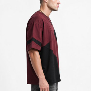 เสื้อยืดทรงบ็อกซี่ผ้าคอตตอนหนานุ่มใส่สบายสไตล์ลำลองทันสมัยสำหรับผู้ชาย เหมาะสำหรับใส่ทุกวัน ผลิตจากผ้าคุณภาพพรีเมียม สำหรับขายส่งสินค้าสตรีทแวร์ - Product Image 3