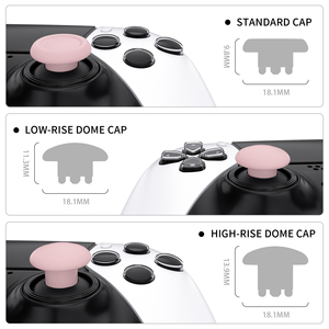 EXtremeRate - Palancas de Repuesto Personalizadas con Diseño de Flores de Cerezo Rosas para el Control PS5 Edge - Product Image 5