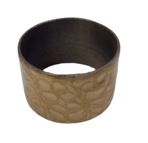 Anneau de serviette en métal martelé, finition antique, porte-serviettes décoratif pour table à manger, mariage, fête, restaurant, hôtel - Product Image 3