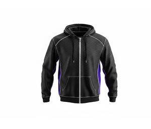 Sudadera con capucha unisex con cremallera completa, suave y cómoda, ropa informal de invierno, ropa de moda para hombres, mujeres y jóvenes, chaqueta con capucha para entrenamiento, ropa deportiva - Product Image 2