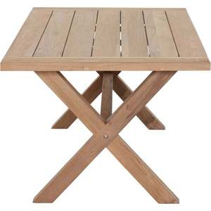 Solid Teak Eco-Friendly Durable Modern <b>Outdoor</b> Rectangular Dining <b>Table</b> for Garden and Patio - Product Image 3