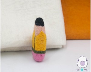 <b>Wool</b> Pencil Education Play, Back To School <b>Craft</b> For Garland: Fair Trade 100% <b>Wool</b> and Handmade - Product Image 6