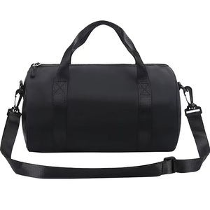 Pink Polyester <b>Duffel</b> <b>Bag</b> with Zipper Closure Portable Sport Gym <b>Bag</b> for Exercise Fitness Travel - Product Image 6