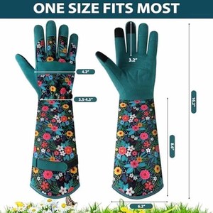 Guantes de Jardinería de Cuero Sintético Amara, Resistentes al Calor y a las Espinas, de Alta Resistencia, Guantes de Protección Personal para Jardín, Venta al Por Mayor - Product Image 3