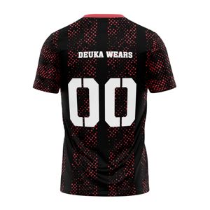 เสื้อแจ็คเก็ตวอร์มอัพกีฬาพิมพ์ลายแบบซับลิเมชั่นแห้งเร็ว OEM ผลิตตามสั่ง 100% โพลีเอสเตอร์ เสื้อลาครอสสำหรับผู้ชาย ราคาโรงงาน - Product Image 2