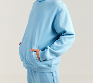 Custom Women's Casual Hoodies Long Sleeve Solid Lightweight Pullover <b>Top</b> Loose Sweatshirt With Pocket No <b>String</b> Hoodie for Women - Product Image 1