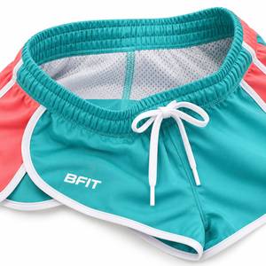 Shorts Deportivos para Mujer, Cintura Alta, Secado Rápido, Diseño Color Block, Tejido de Spandex y Poliéster, para Running y Entrenamiento - Product Image 6
