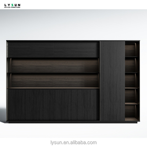 Meuble de rangement modulaire de luxe en bois <span class=keywords><strong>MFC</strong></span> écologique pour dossiers, grande capacité, idéal pour les écoles, hôtels et hôpitaux - Product Image 2