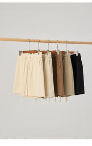 Pantalones Cortos de Algodón Premium de 370 g/m² con Dobladillo Enrollado, Diseño Nuevo y Personalizado, Pantalones Cortos Casuales de Alta Calidad para Hombre - Product Image 3