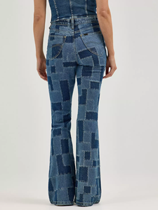 Jeans en denim décontractés pour femmes, coupe droite, personnalisables OEM, respirants, écologiques, tissu confortable, teinture unie - Product Image 3