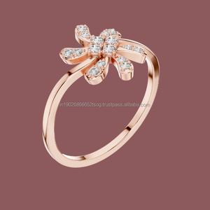 Fabrication de boucles d'oreilles personnalisées 14K en argent et diamants de laboratoire - Product Image 1