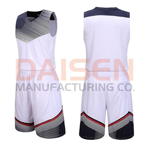 Conjunto de Uniforme de Baloncesto Unisex DAISEN |   100% Poliéster Transpirable de Secado Rápido |   Diseño de Logotipo a Color - Product Image 5