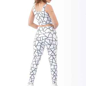Custom Printed Your Logo Workout Women Yoga Sets High Waist Women Yoga Set OEM Services in Bulk Quantity <b>Cheap</b> Price Yoga Set - Product Image 3