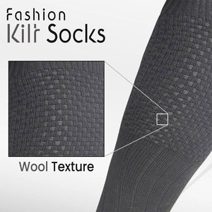 Stylish Traditional Scottish Kilt Hose <b>Socks</b> for Men Highland Wear Long Length <b>Wool</b> Blend Soft Comfortable <b>Socks</b> Bulk Supplier - Product Image 3