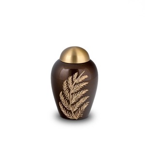 Metal Urn Style <b>Decorative</b> <b>Vase</b> With Cover Home Interior Accent - Product Image 3