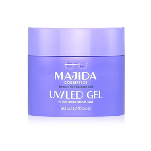 Majida Cosmetics UV LED Gel Rose Milk 50ml Hema Free <b>Builder</b> Gel - Product Image 2