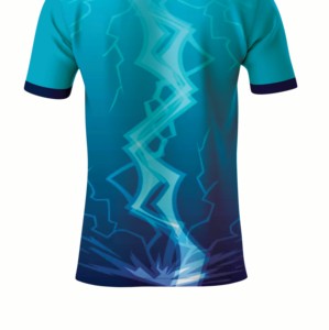 T-shirt élégant à logo frontal par sublimation, matière respirante 180g, design décontracté pour activités de plein air et voyages - Product Image 5